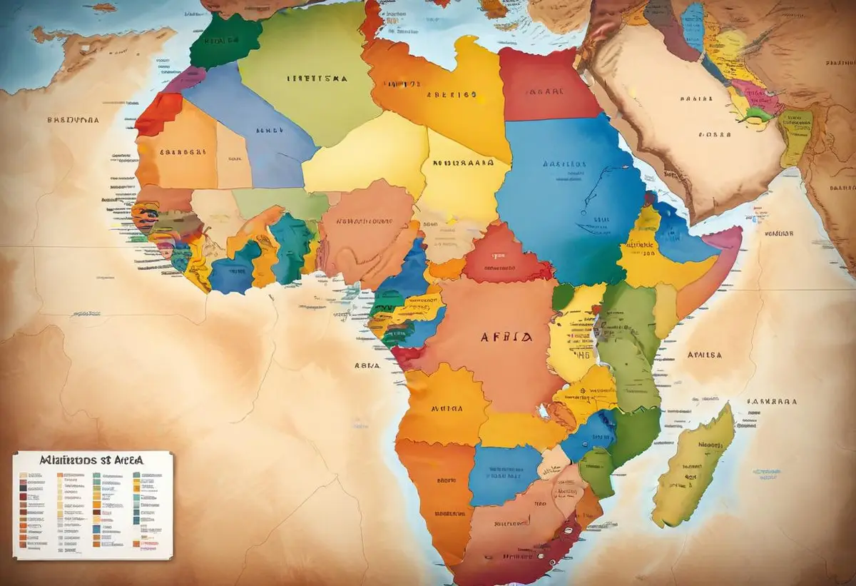 Lär dig Afrika länder Seterra på ett roligt sätt illustration