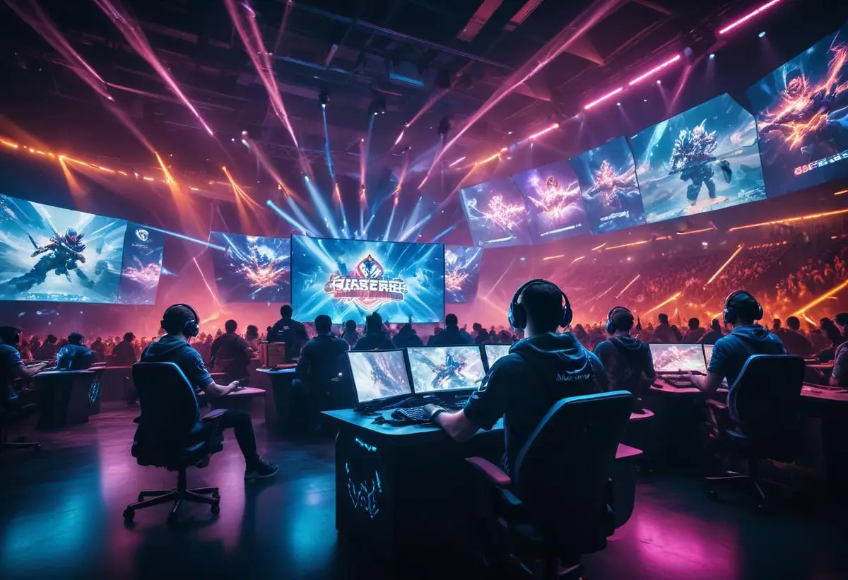 E-sport beroende illustration