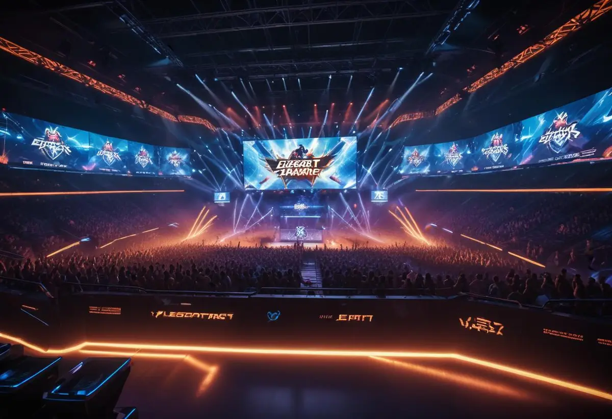 E-sport industrin illustration