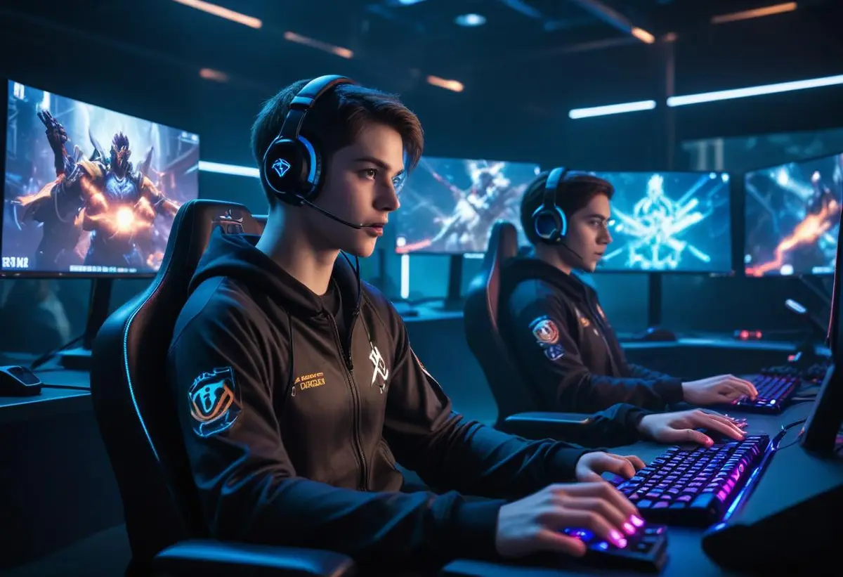 E-sport spel 2025 illustration
