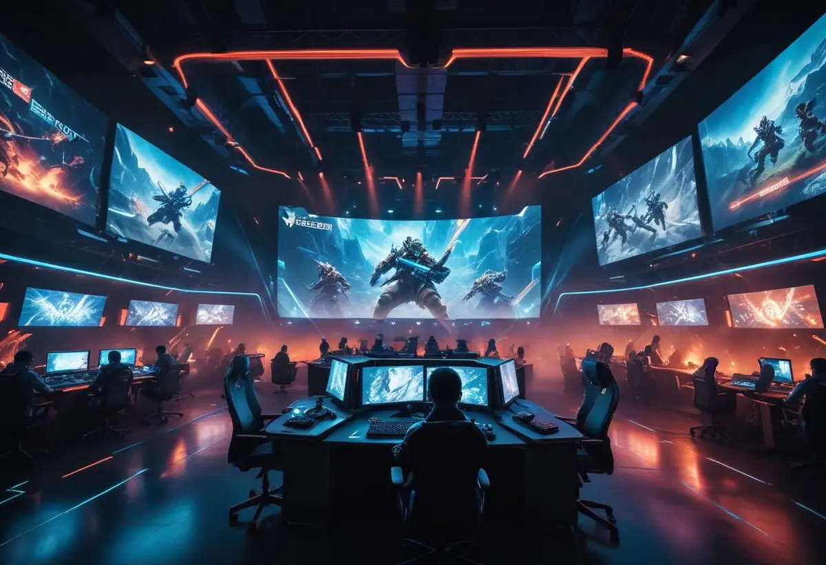 Upptäck e-sport inifrån – en värld av strategi och spänning! illustration